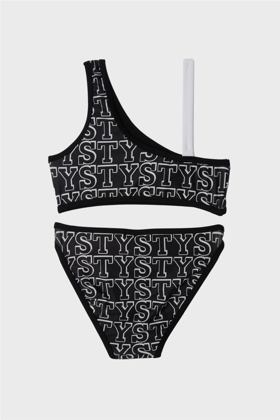 Tyess Kız Çocuk Siyah Bikini
