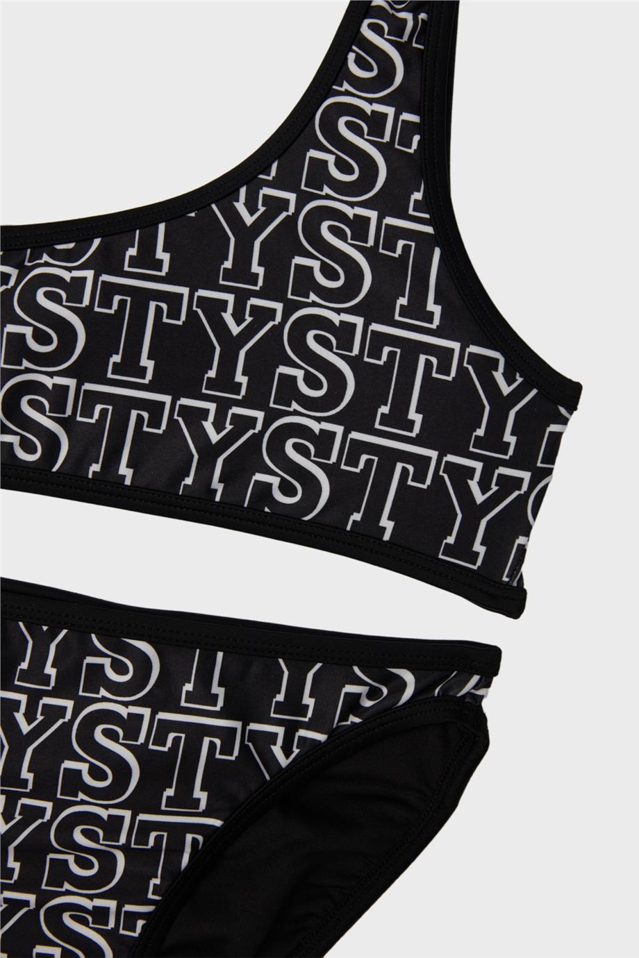 Tyess Kız Çocuk Siyah Bikini