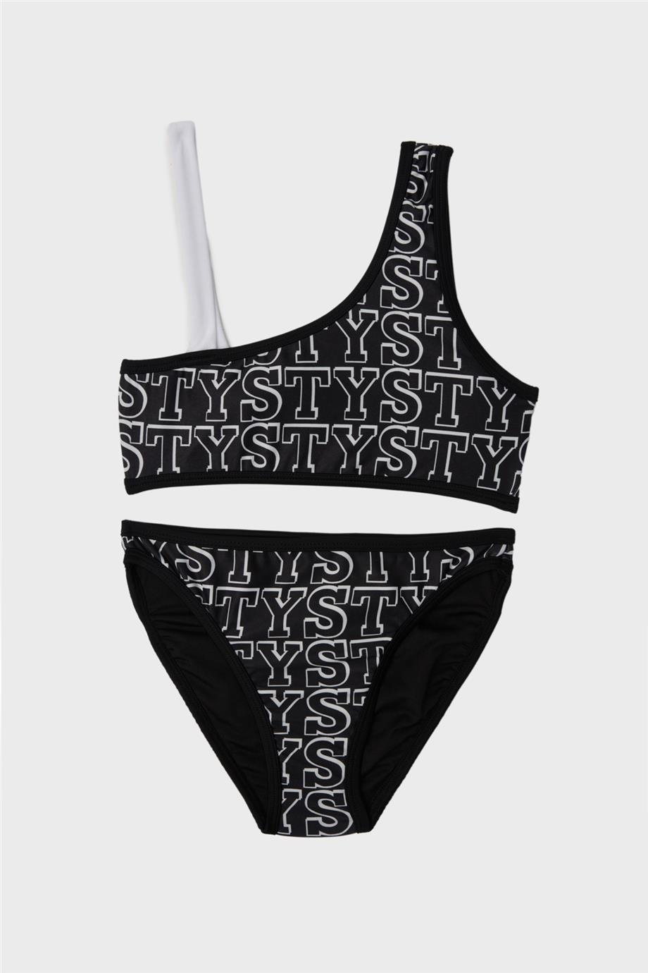 Tyess Kız Çocuk Siyah Bikini