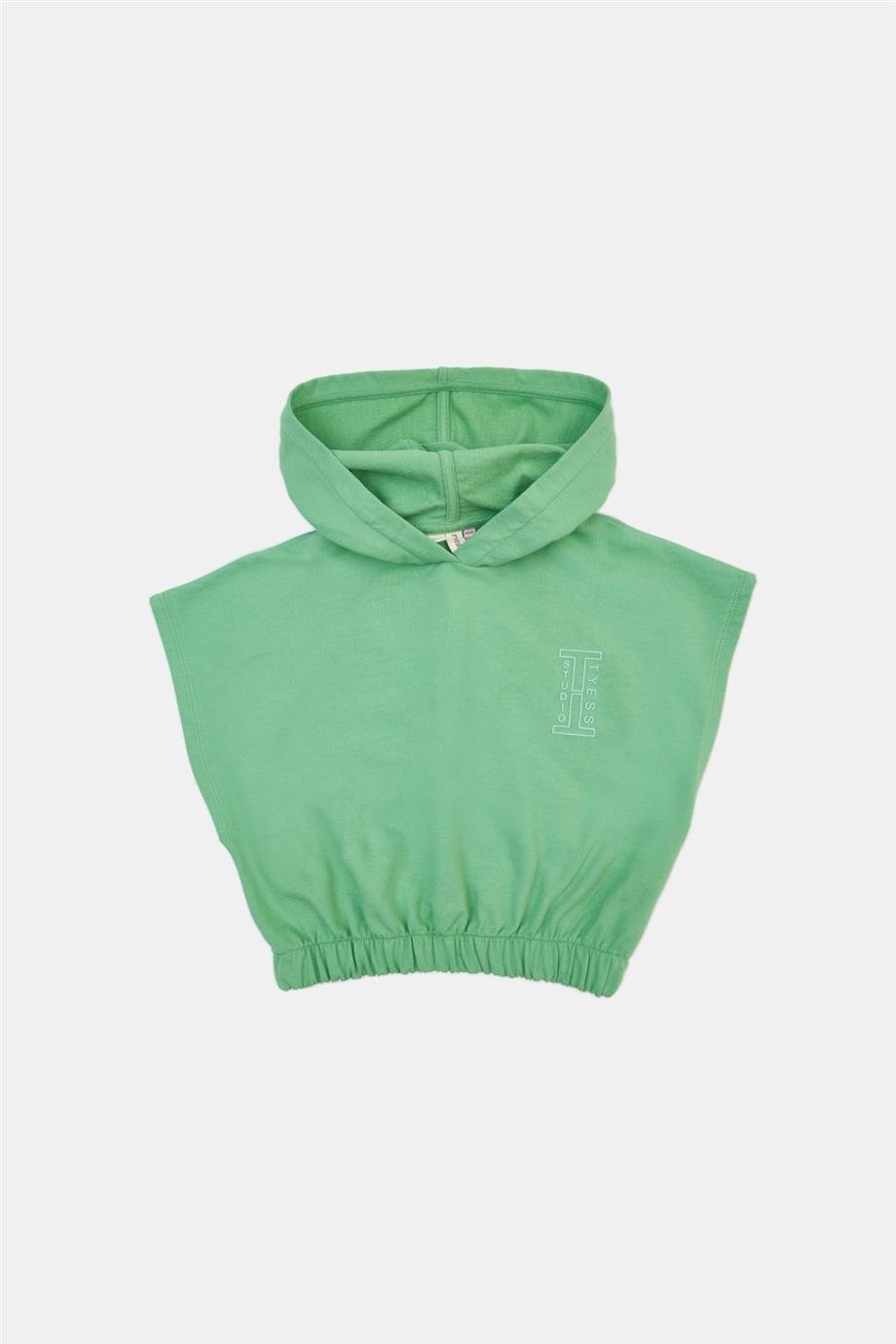Tyess Kız Çocuk Yeşil Sweatshirt