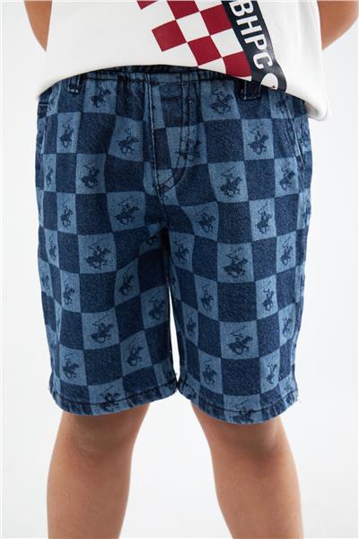 Beverly Hills Polo Club Erkek Çocuk Desenli Şort