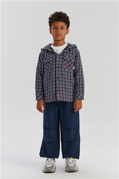 Beverly Hills Polo Club Erkek Çocuk Ekose Gömlek