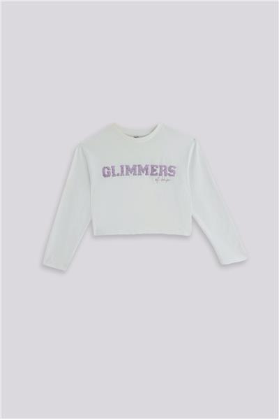 Beverly Hills Polo Club Kız Çocuk Beyaz Tişört