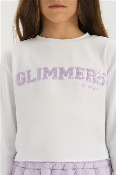 Beverly Hills Polo Club Kız Çocuk Beyaz Tişört