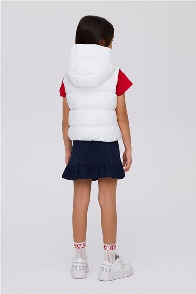 Beverly Hills Polo Club Kız Çocuk Beyaz Yelek