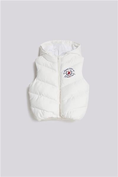 Beverly Hills Polo Club Kız Çocuk Beyaz Yelek