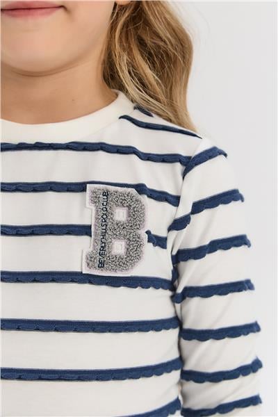 Beverly Hills Polo Club Kız Çocuk Desenli Tişört