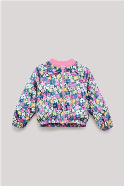 Beverly Hills Polo Club Kız Çocuk Desenli Eşofman Üstü