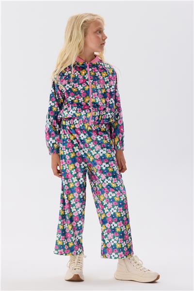 Beverly Hills Polo Club Kız Çocuk Desenli Eşofman Üstü