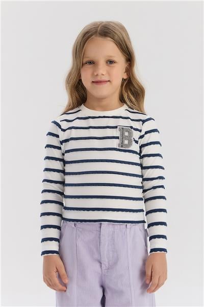 Beverly Hills Polo Club Kız Çocuk Desenli Tişört