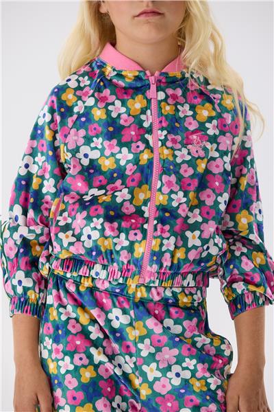 Beverly Hills Polo Club Kız Çocuk Desenli Eşofman Üstü