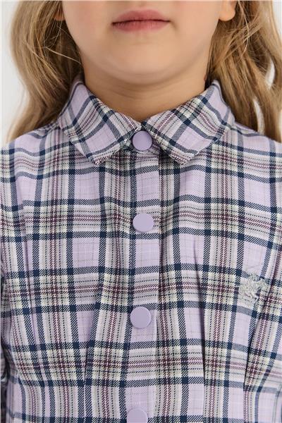 Beverly Hills Polo Club Kız Çocuk Ekose Elbise