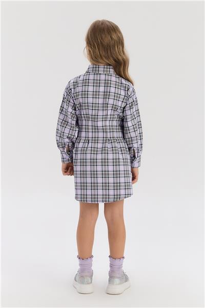 Beverly Hills Polo Club Kız Çocuk Ekose Elbise