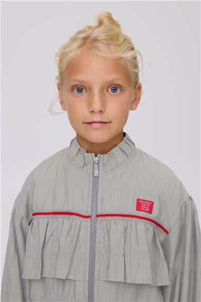 Beverly Hills Polo Club Kız Çocuk Gri Melanj Eşofman Üstü