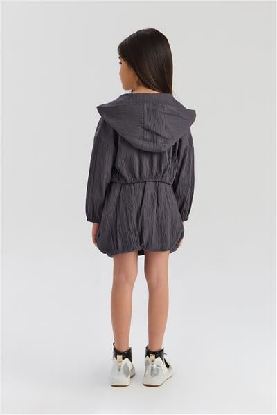 Beverly Hills Polo Club Kız Çocuk Gri Ceket