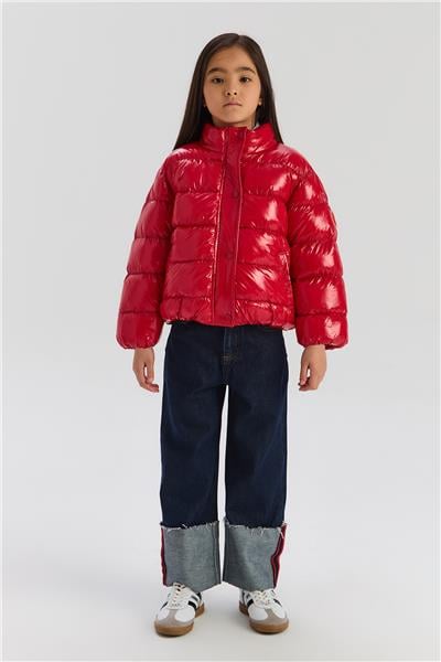 Beverly Hills Polo Club Kız Çocuk Kırmızı Mont