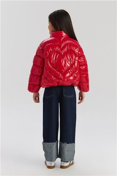 Beverly Hills Polo Club Kız Çocuk Kırmızı Mont