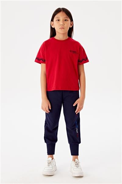 Beverly Hills Polo Club Kız Çocuk Kırmızı T-Shirt