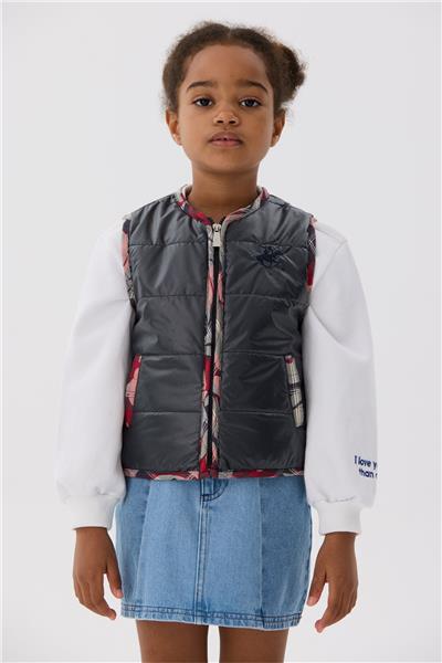 Beverly Hills Polo Club Kız Çocuk Lacivert Yelek