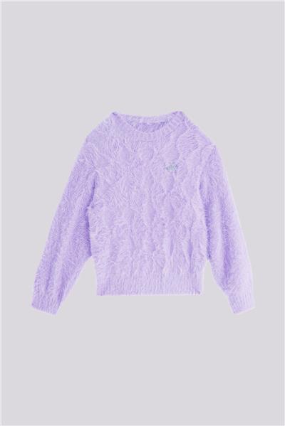 Beverly Hills Polo Club Kız Çocuk Lila Kazak