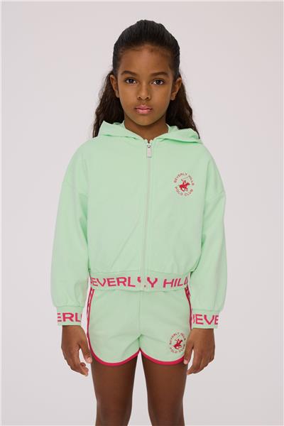 Beverly Hills Polo Club Kız Çocuk Yeşil Eşofman Üstü