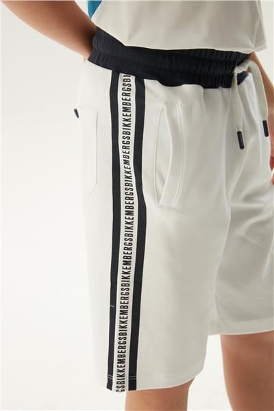 Bikkembergs Erkek Çocuk Beyaz Şort