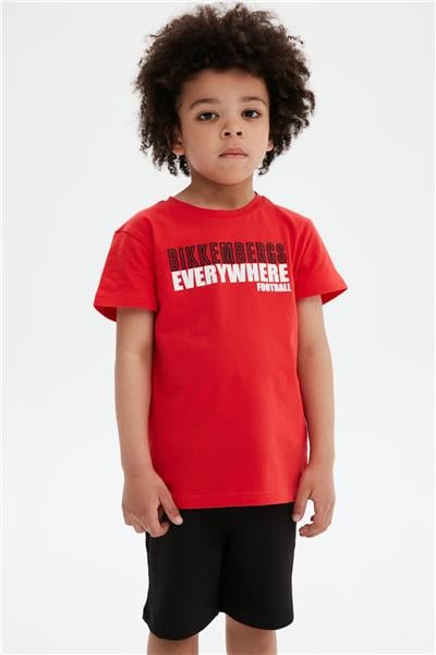 Bikkembergs Erkek Çocuk Kırmızı T-Shirt
