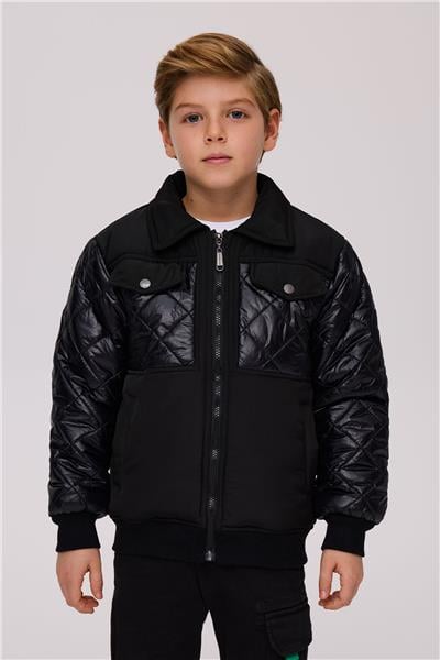 Bikkembergs Erkek Çocuk Siyah Mont