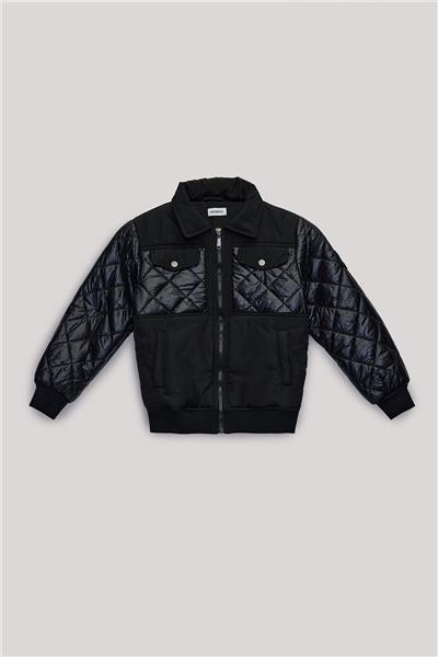 Bikkembergs Erkek Çocuk Siyah Mont