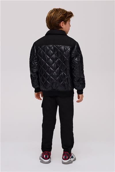 Bikkembergs Erkek Çocuk Siyah Mont