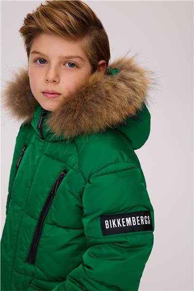 Bikkembergs Erkek Çocuk Yeşil Mont