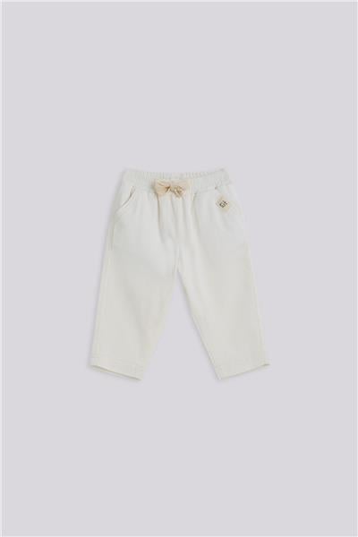 Gb Baby Basic Erkek Bebek Beyaz Pantolon