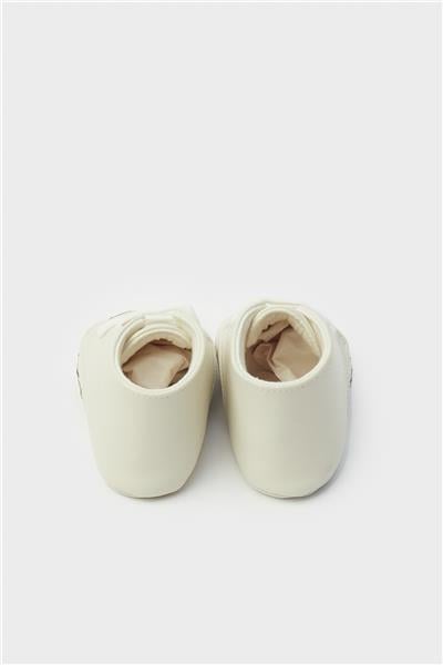 GB Baby Baby Boy White Bootees