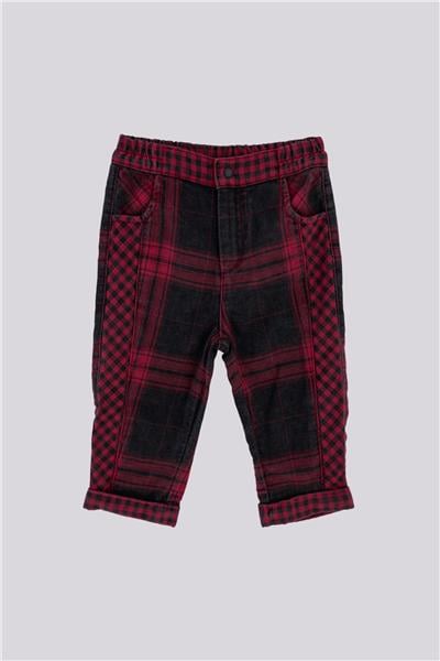 GB Baby Erkek Bebek Ekose Pantolon