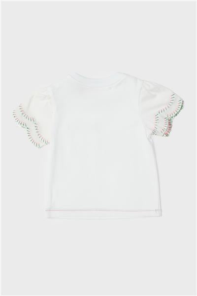 GB Baby Kız Bebek Beyaz T-Shirt