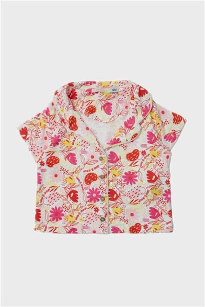GB Baby Kız Bebek Desenli Pijama Takım