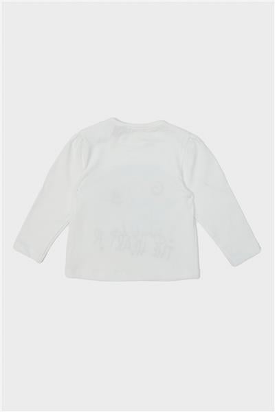GB Baby Kız Bebek Ekru T-Shirt