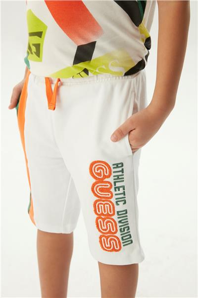 Guess Erkek Çocuk Beyaz Şort