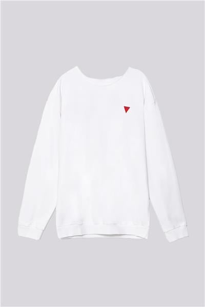 Guess Erkek Çocuk Beyaz Sweatshirt