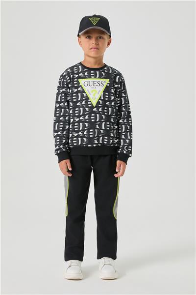 Guess Erkek Çocuk Desenli Sweatshirt