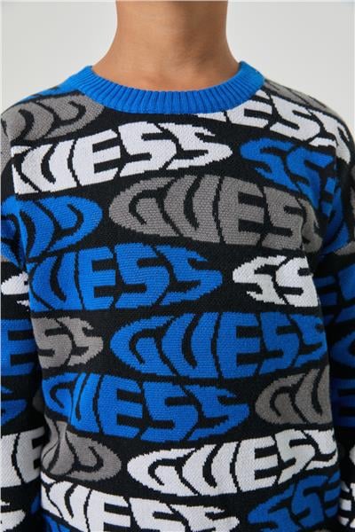 Guess Erkek Çocuk Mavi Kazak