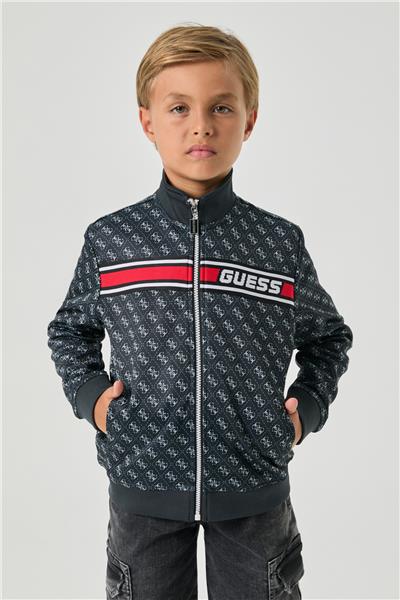 Guess Erkek Çocuk Siyah Eşofman Üstü