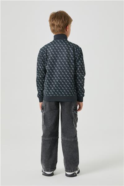 Guess Erkek Çocuk Siyah Eşofman Üstü