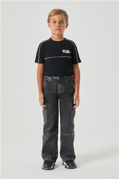 Guess Erkek Çocuk Siyah Pantolon