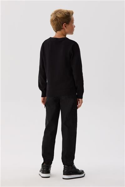 Guess Erkek Çocuk Siyah Sweatshirt