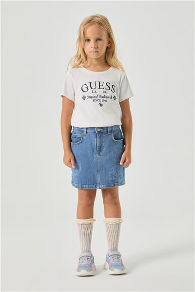 Guess Kız Çocuk Mavi Etek