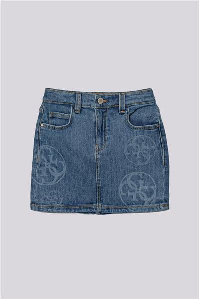 Guess Kız Çocuk Mavi Etek