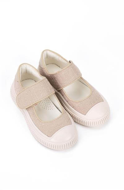 Haribo Kız Çocuk Krem Trendy Babet