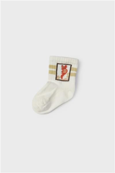 Layette Erkek Bebek Beyaz Çorap