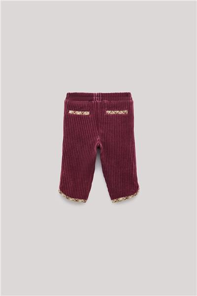 Layette Erkek Bebek Bordo Pantolon